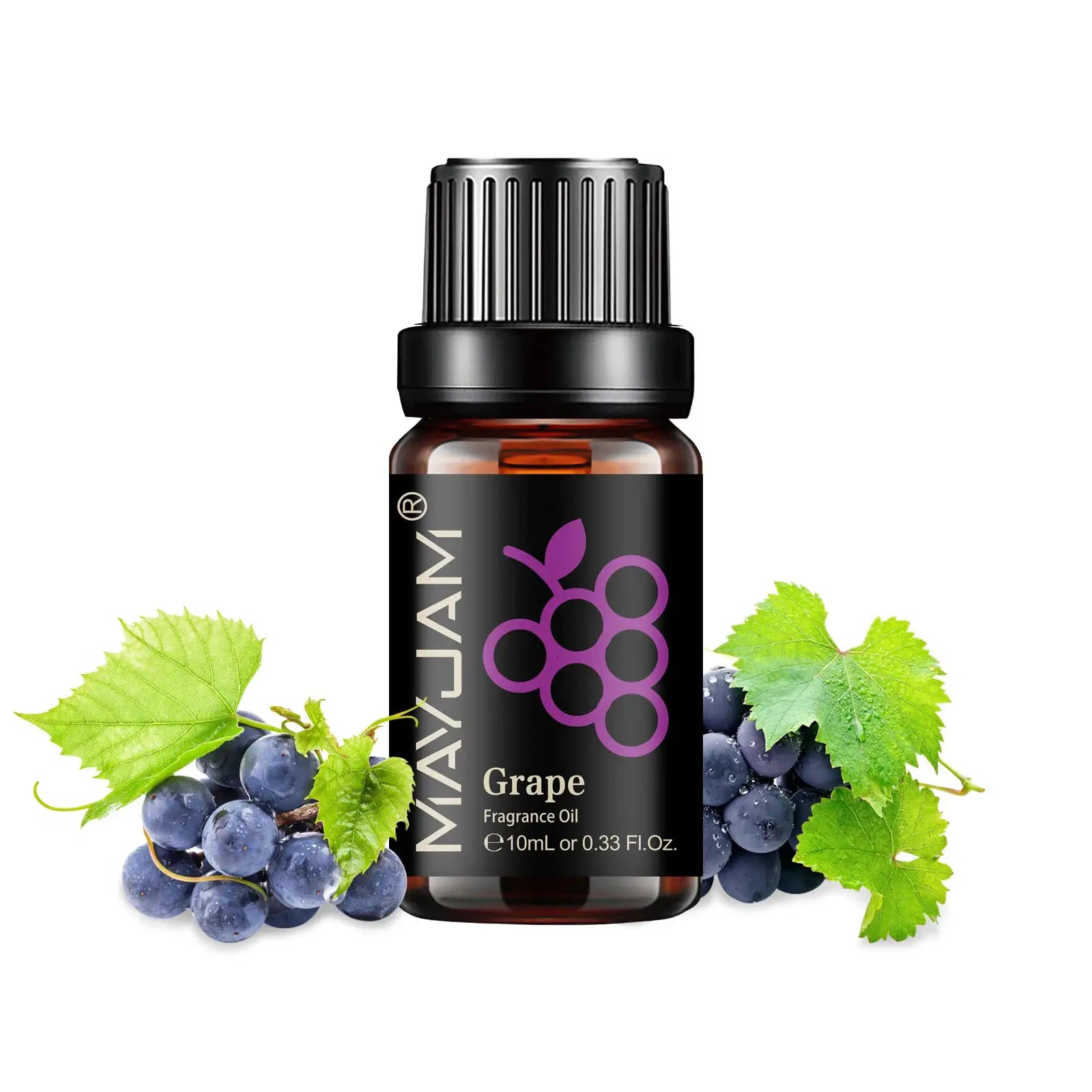MAYJAM Fruit Essential Oil 10ml Assorted Fruit Fragrance for Diffuser Candle Cherry Banana Papaya Grape Litchi Guava Kiwifruit Pear