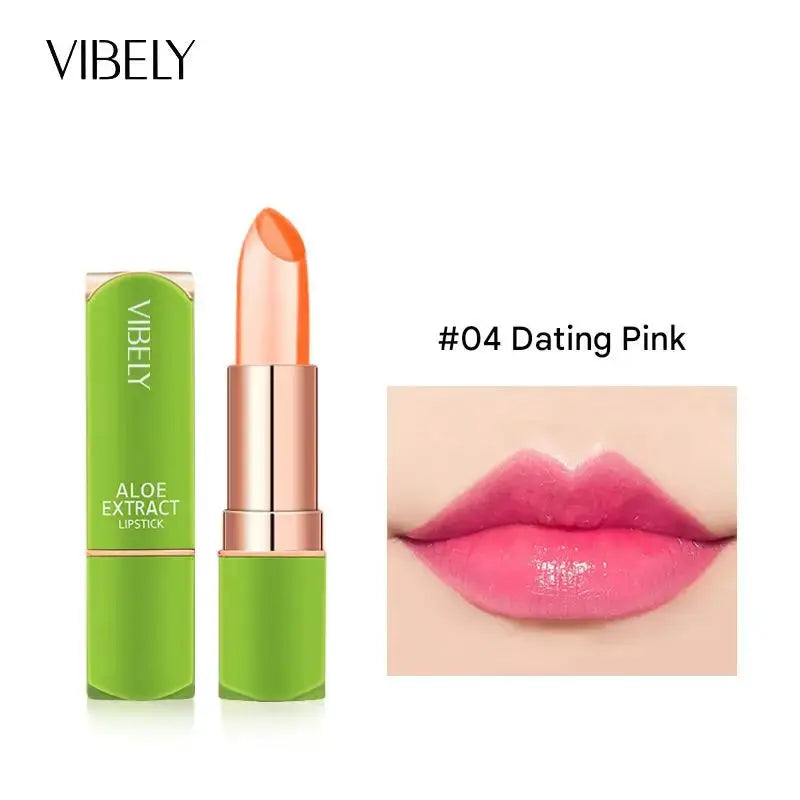 Vibely 7 Color Mood Changing Lip Balm With Aloe Vera Hydration And Long Lasting Color Shifting Shine
