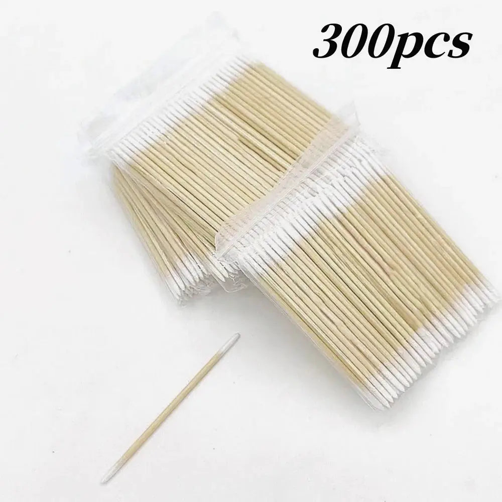 NailMate Wooden Tip Cotton Buds Ultra Detail Corrector For Precise Nail Polish Removal And Clean Sticks