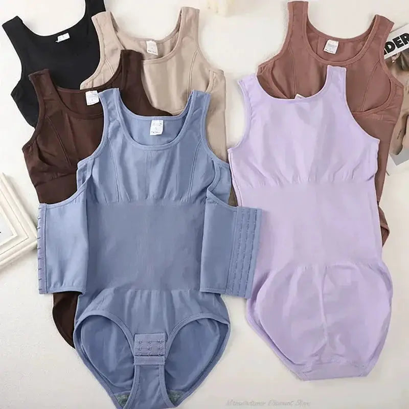 VivaCurve Zipper Belt Bodysuit Shapewear For Tummy Control And Waist Slimming Cincher