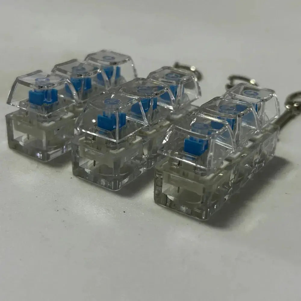 Three Fourths Finger Keyboard Keycap Fidget Keychain Stress Relief Toy For Men And Women