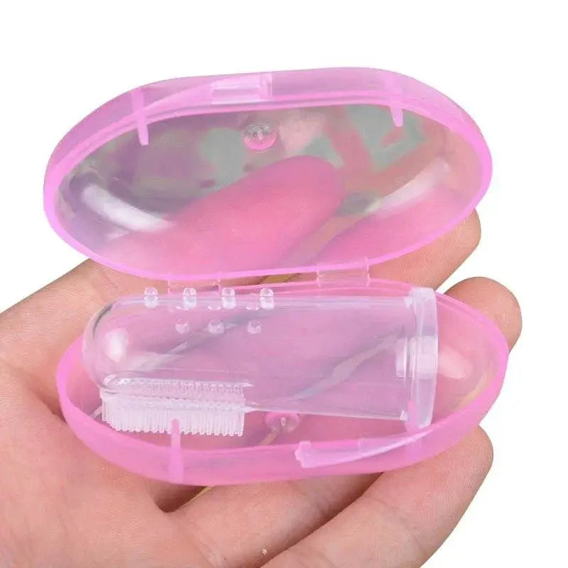 PetCare Super Soft Finger Toothbrush For Dogs And Cats With Gentle Silica Gel Cleans Teeth Gums Bad Breath And Tartar