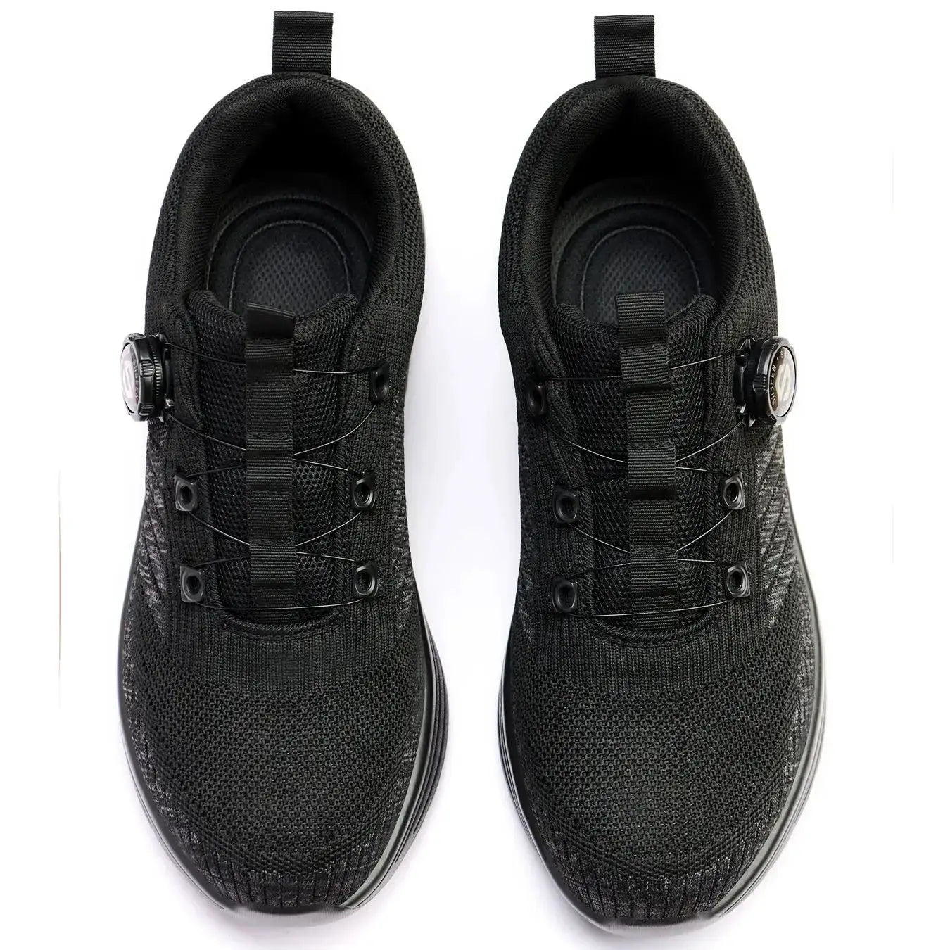 New Men's Rotary Buckle Safety Shoes Anti Impact Anti Piercing Lightweight Work Boots Outdoor Pro