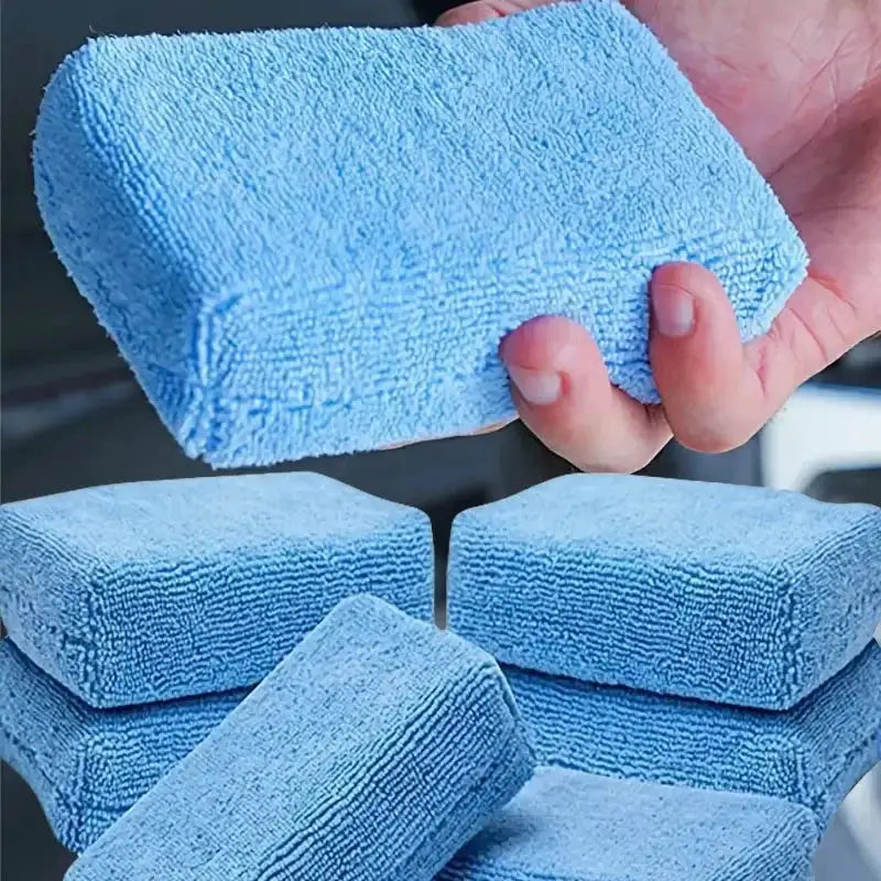 GlossPro Car Wax Applicator Pads Soft Microfiber Polishing Sponges For Flawless Detailing