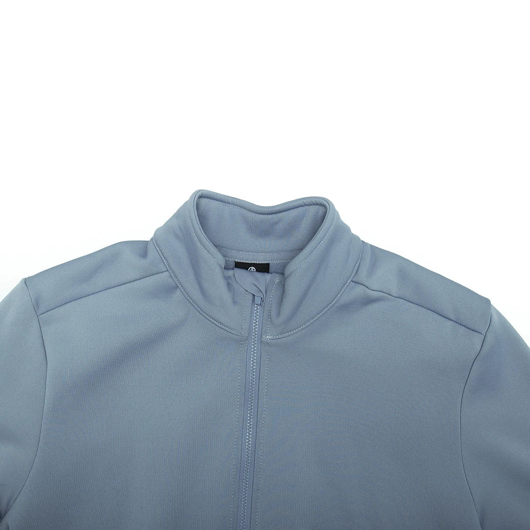 YKYWBIKE men's cycling jacket with full zip, light blue fleece-lined winter jacket by Simples Market