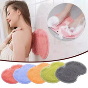 Foot Wash Brush With Back Scrubber Suction Cup Bath Tool Exfoliating Shower Pad Massager Mat