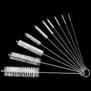 Ten Piece Nylon Bottle Straw Cleaning Brush Set For Bottles Tubes And Straws Kitchen Cleaning Tools