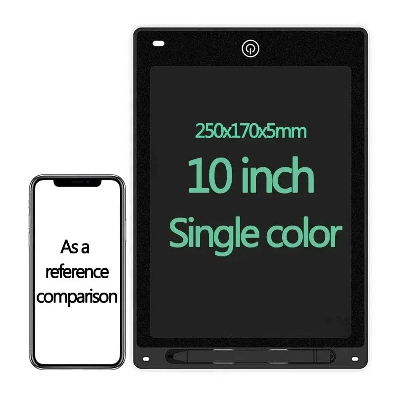 10 And 12 Inch LCD Writing Tablet For Kids Graffiti Sketchpad Handwriting Blackboard Toy Gift