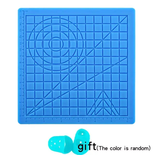 3D Printing Pen Silicone Mat Kit With 2 Finger Protectors For Kids And Adults Drawing Tools Template Pad