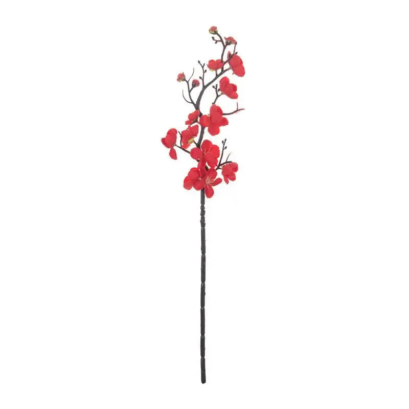 1Pc Artificial Plum Blossom And Peach Branch Silk Flowers For Home Wedding Party Decor And Wreaths