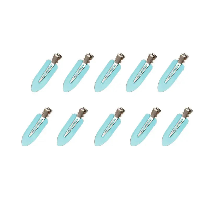 GlowStyle No Crease Hair Clips 10 Piece Set For Women And Girls Secure Hold Without Bending