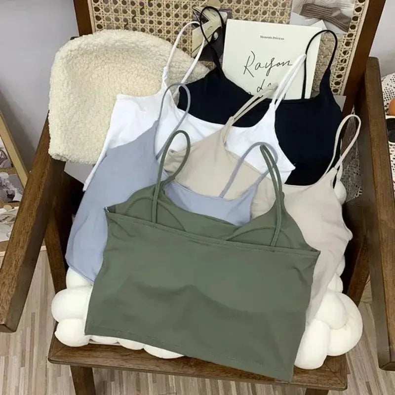 SilkNova Ice Silk Crop Top Bralette Seamless Padded Tube Top For Women Breathable All Day Comfort