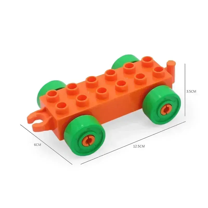 Big Building Blocks Accessories Compatible With Large Bricks Educational Toy Set For Kids Trucks Cars City Traffic