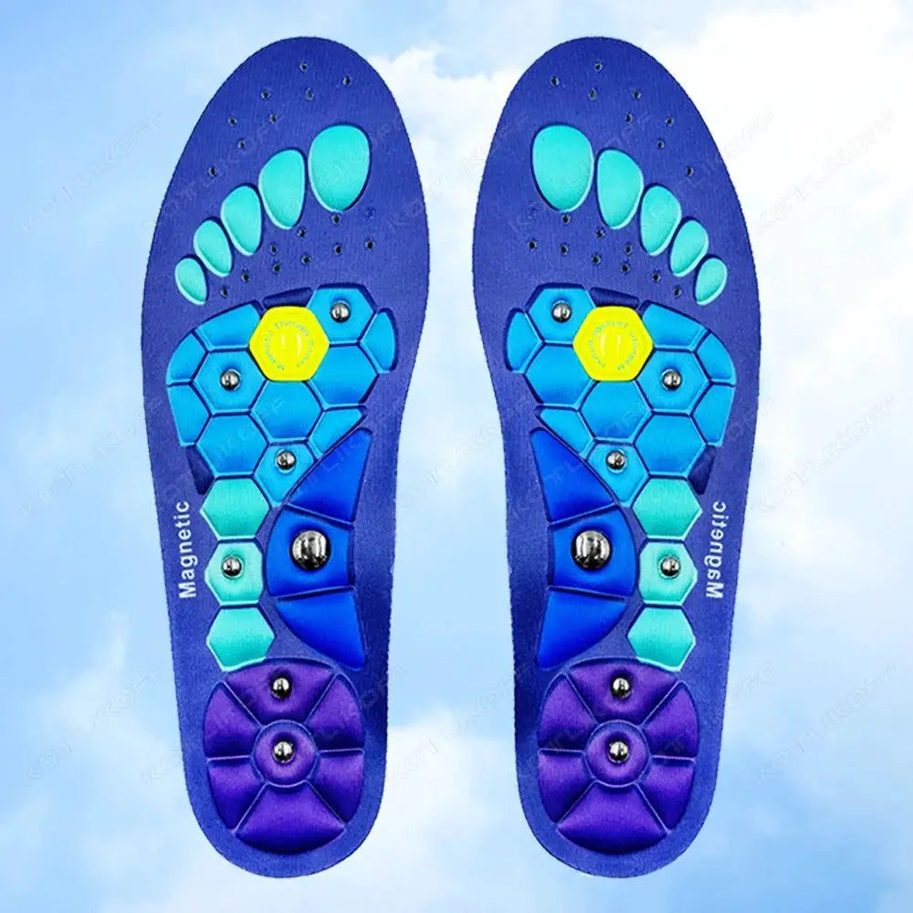 Medical Magnetic Therapy Insoles For Sports And Foot Health Acupressure Massage Anti Fatigue Weight Loss