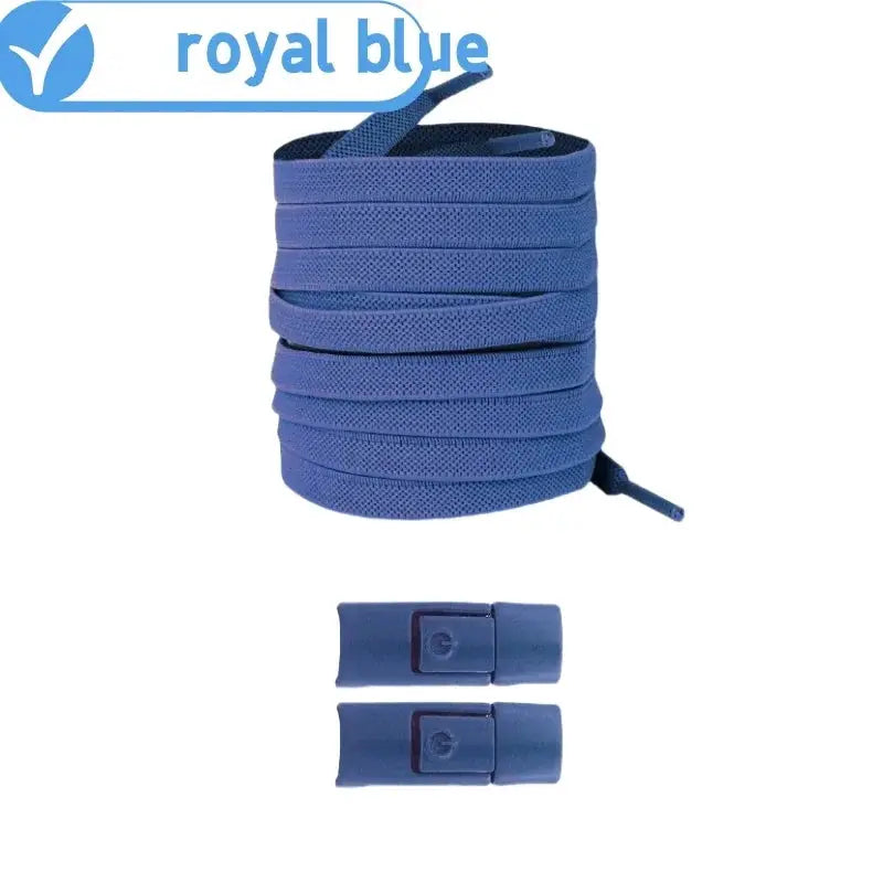 Elastic No Tie Shoelaces Press Lock For Sneakers 8mm Widened Flat Laces For Kids And Adults