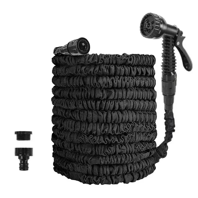 2024 Expandable Magic Hose With High Pressure Car Wash 7 Water Spraying Functions Water Gun Garden Watering Hose