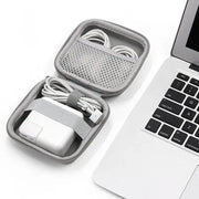 NovaTech Portable Earphone Storage Bag And Data Cable Organizer Case For Chargers USB Drives Multifunctional Protector