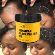 GZE Jamaican Black Castor Oil Pure Cold Pressed For Hair Growth Skin Moisturizing Scalp Health Promoting Thicker Hair