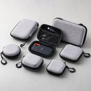NovaGuard EVA Storage Bag Pouch Compact Zipper Case For AirPods Earphones Phones And Charging Cables