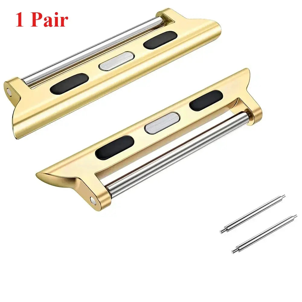 Watchband Connector for Apple Watch Ultra 2 49mm 46mm 45mm 44mm 42mm Adapter for IWatch Series 10 9 8 7 6 5 4 22mm Width Straps