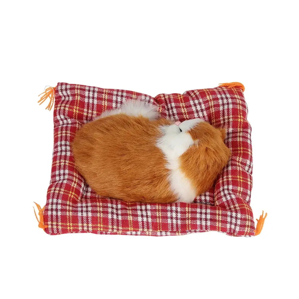 Lovely Plush Kitten Doll Toy For Home And Car Decoration Cute Simulation Sleeping Cat Dashboard Ornament