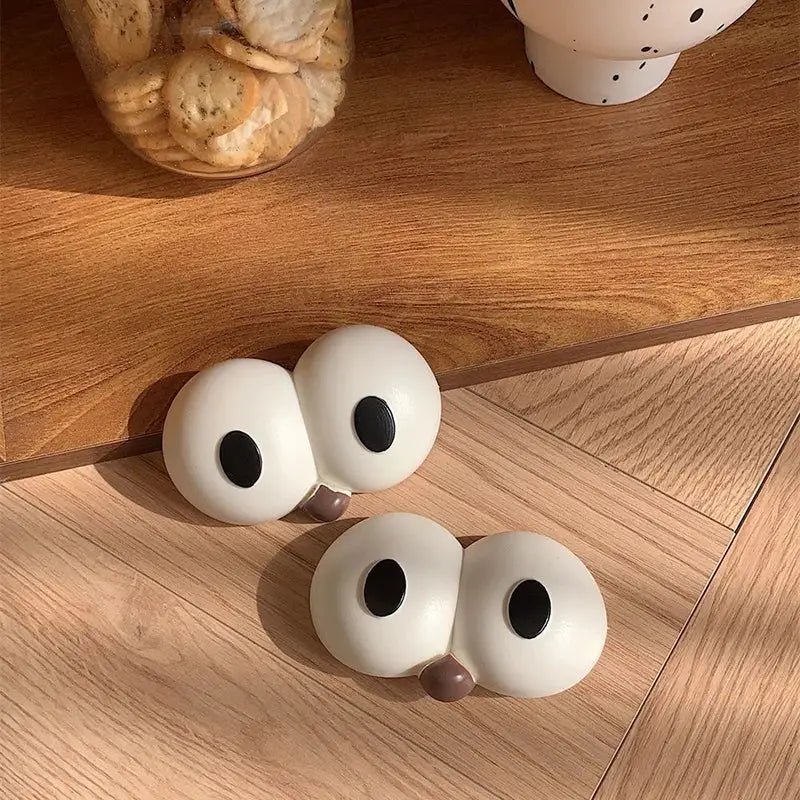 1 Pair Cartoon Shoe Buckle Charms Big Eye Anime Accessories for DIY Decoration and Flower Buckles