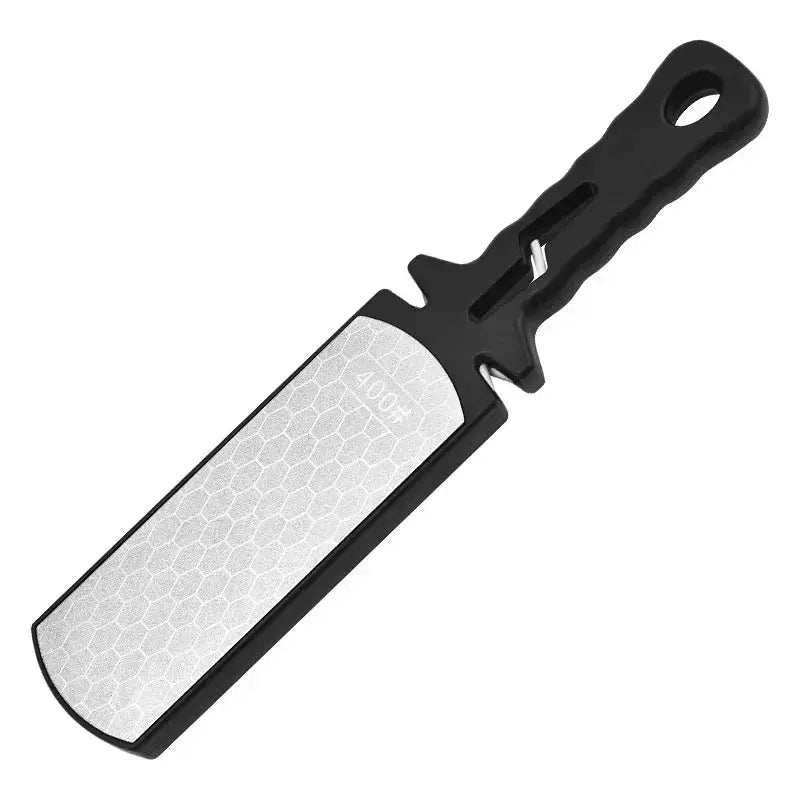 5 In 1 Knife Sharpener With Diamond Bars 400 and 1000 Grit Double Sided Whetstone for Kitchen Knives