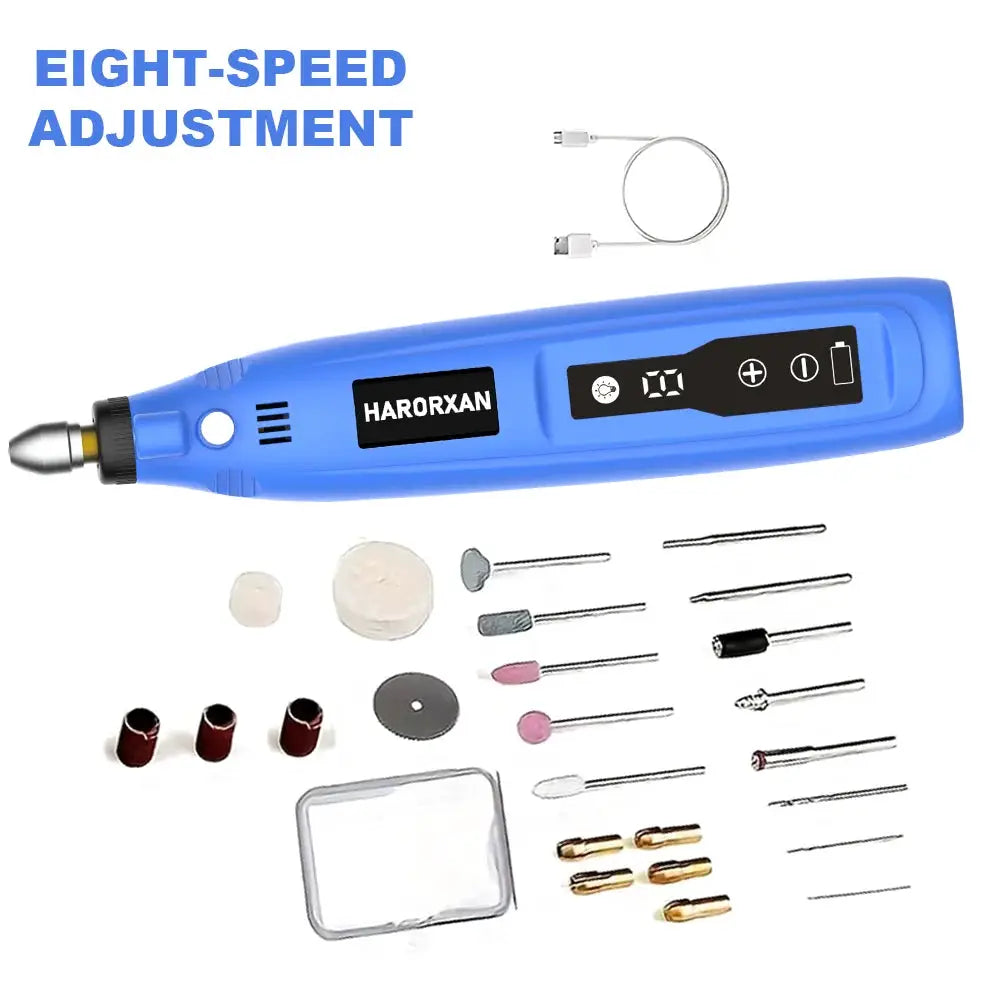JANGKLIFE USB Cordless Rotary Tool Kit Engraving Pen For Jewelry Metal Glass DIY Mini Wireless Drill