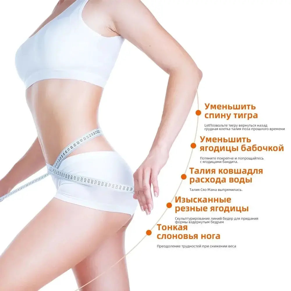 40K 3-in-1 Cavitation Body Slimming Machine by Simples Market; promo image shows a toned woman in white with waist tape.