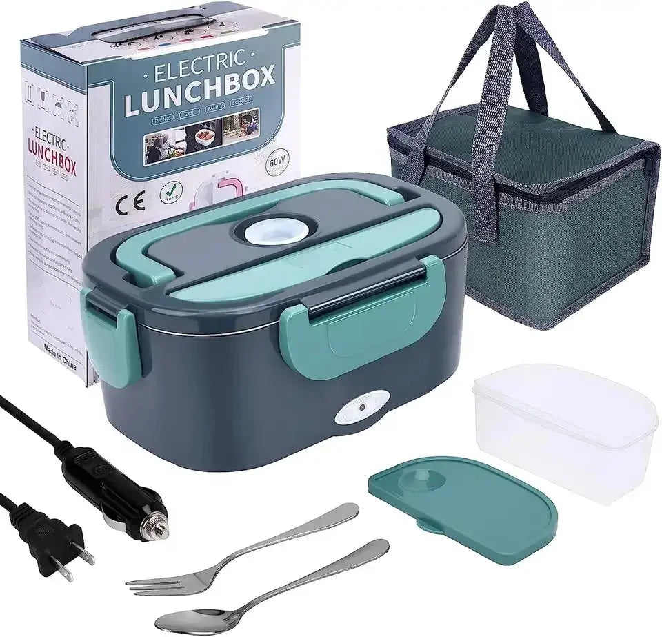 Homefish 1.8L Electric Lunch Box 75W Fast Heating Car And AC Heating Travel Office Home Use Gift With Insulated Handbag