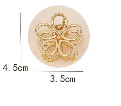 LuxeHair Geometric Metal Hair Claw Clip For Women And Girls Elegant Minimal Design For Secure Hold