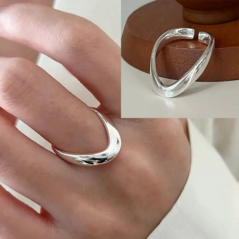 925 Sterling Silver Love Heart Ring With Hanadama Pearl For Women Gift Jewelry Birthday