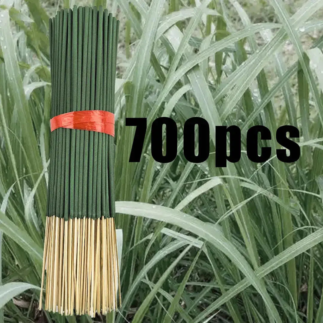 Natural Citronella Incense Sticks Pack 20 56 101 400 Lemongrass Fragrance Bamboo Wood Chips For Outdoor Camping