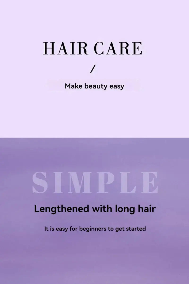 New Anion Automatic Hair Curler promo banner by Simples Market on purple background