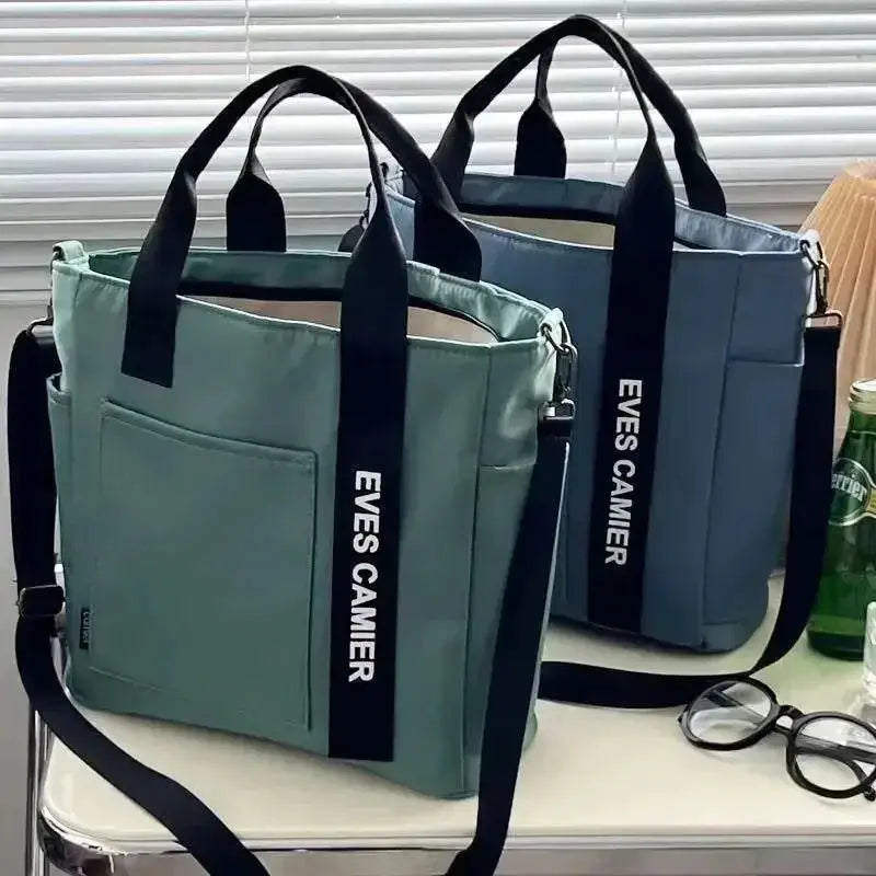 UrbanCarry Casual Tote Bag Large Capacity Waterproof Nylon Canvas For Everyday Use