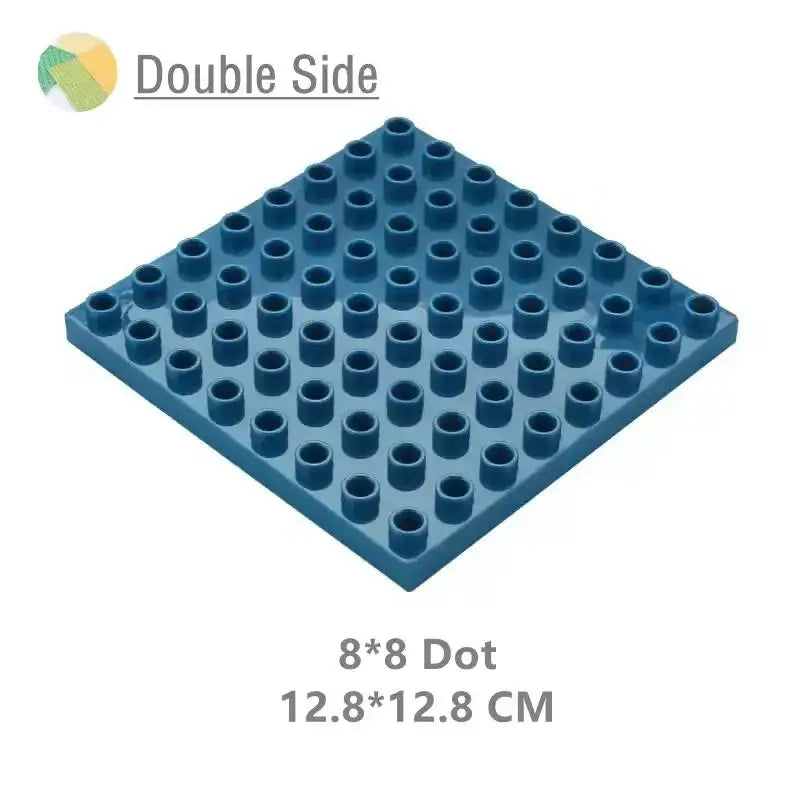 9 Sizes Big Building Plastic Blocks Base Plates Compatible With Large Bricks And Assembly Figures For Kids Toys