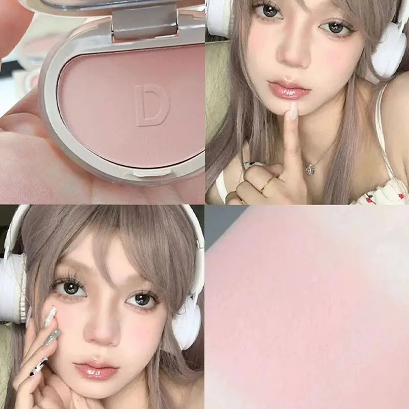 DaimAnpu Monochrome Honey Powder Blusher High Gloss Natural Brightening Rouge Setting Powder Cream