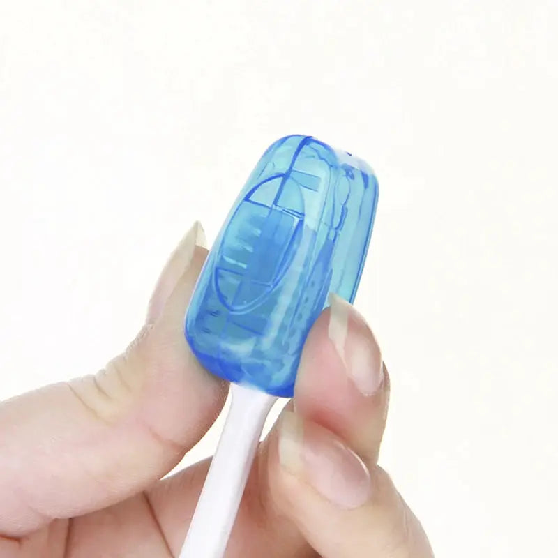 TravelGuard Five Pack Toothbrush Head Cover Caps for Travel and Camping Hygienic Protection with Airflow