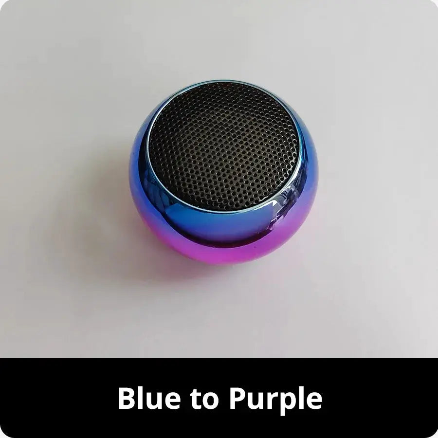 M3 Flash Wireless Bluetooth Speaker Portable Compact Outdoor Stereo With Steel Gun Metal Finish And Heavy Subwoofer Bass