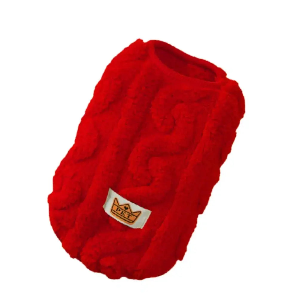 Soft Fleece Dog Clothes For Small Dogs And Cats Warm Autumn Winter Sweater Vest Apparel For French Bulldog
