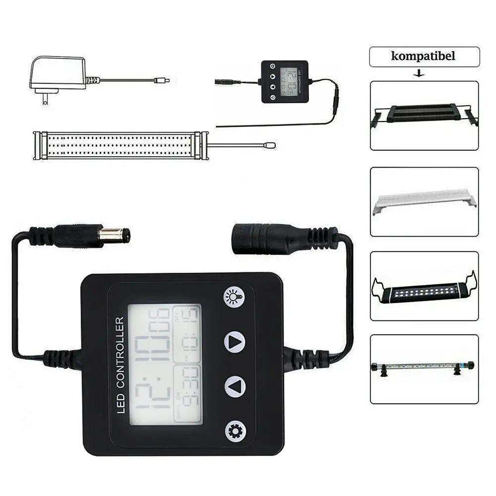 Aquarium Dimming System For Fish Tank LED Light Timer Dimmer Controller Full Spectrum Lighting Accessories And Equipment