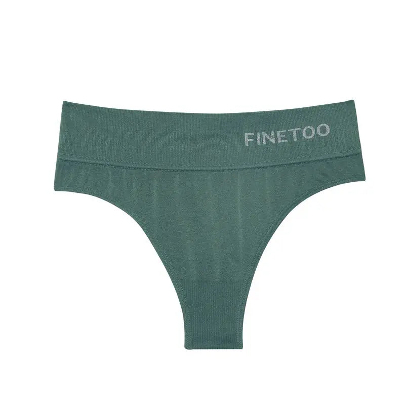 G-string panties FINETOO two-pack in teal by Simples Market, women's underwear