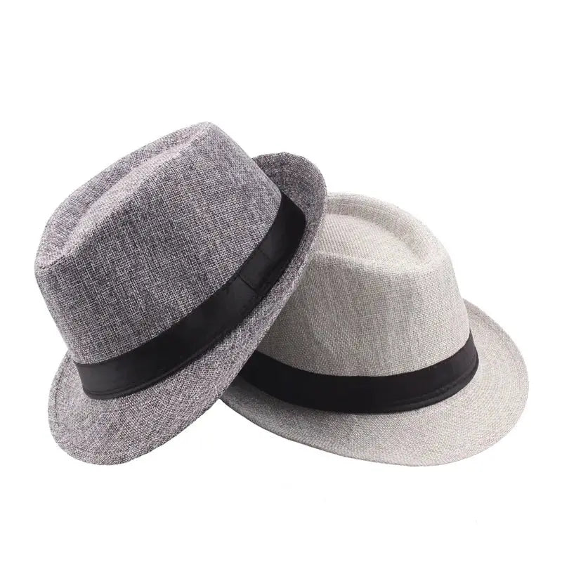 Unisex Wide Brim Straw Hat For Men And Women Summer Jazz Sun Cap Panama Fedora Outdoor Casual