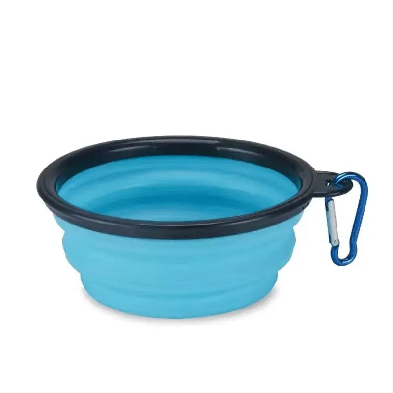 Portable Pet Food Bowl Durable TPR Collapsible Cat Dog Travel Outdoor Water Bowl