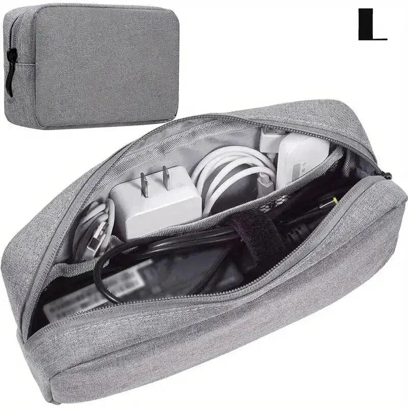 Travel Storage Bag Cables SD Cards Power Banks Small Electronics