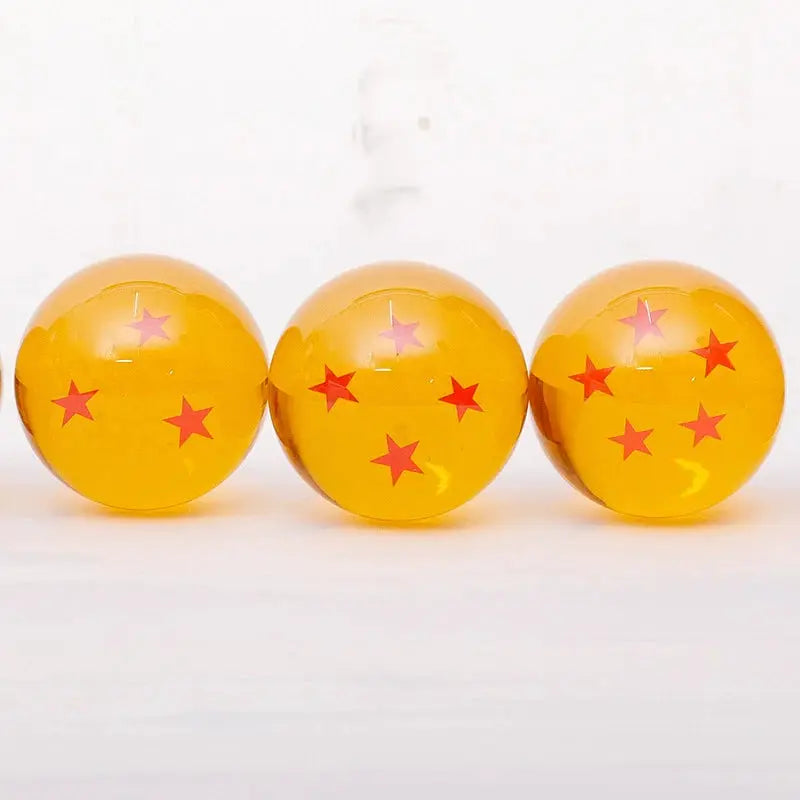 Dragon Ball Crystal 7Pcs Action Figure Set 3.5cm Shenron Wishing Collection Anime Gift