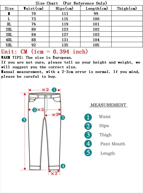 Simples Market men's cargo pants in ice-silk quick-dry fabric, straight-leg casual style; size chart included