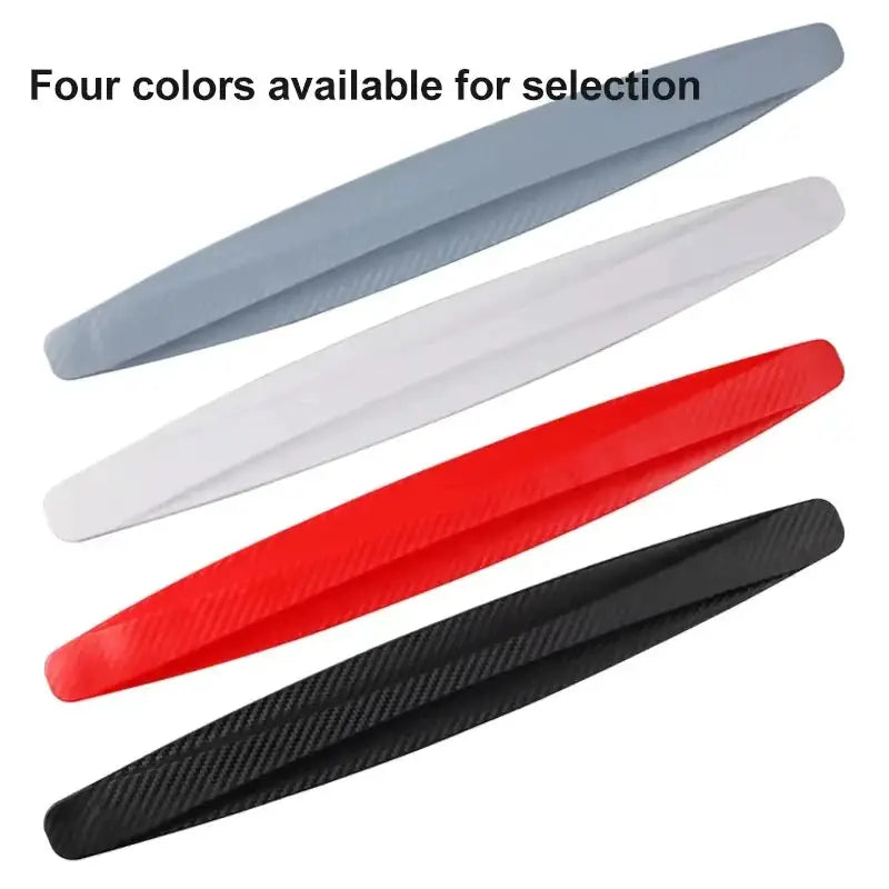 Car bumper protector strips by Simples Market in gray, white, red, and black (4 color options)