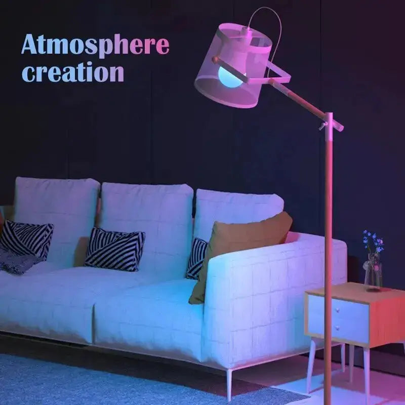 16 Colors RGB LED Bulb E27 220V Dimmable Multicolor Smart Lamp With 24 Key Remote