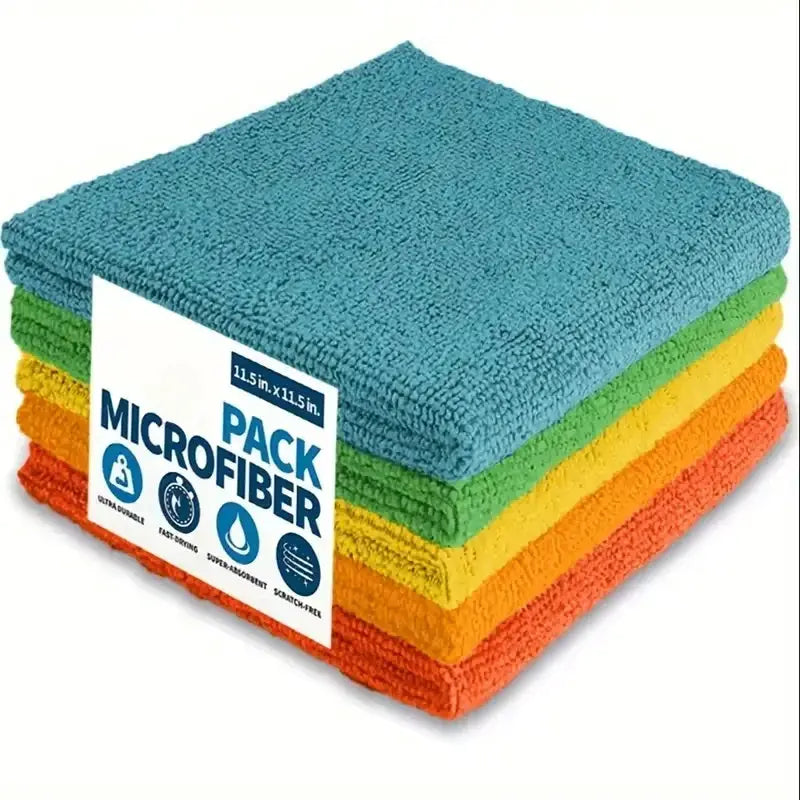 BrightHome Microfiber Cleaning Cloth Set 20 10 5 3 Pieces Ultra Absorbent Eco Friendly Kitchen And Bathroom Towels